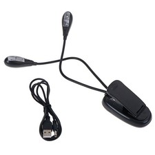 Luce per leggio, Luci leD per Libri con Clip, lampada da lettura un letto, 5638