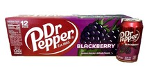12 Dr Pepper Blackberry USA 0,355 L incl. deposito MHD: 05.01.26 fruttato delizioso