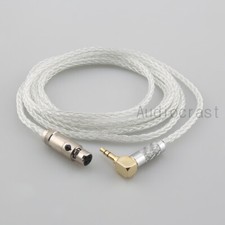 Cavo cuffie argento puro 8 core 4N per AKG Q701 K702 K271 K272 K240 K141 K712