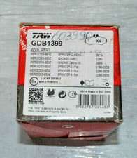GDB1399 TRW KIT PASTIGLIE FRENO PER MERCEEDES-BENZ SPRINTER CLASSE G PUCH VW LT 
