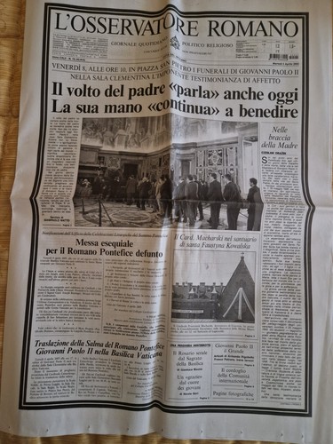 Osservatore romano aprile - osservatore, 5