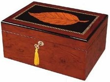 CIGAR HUMIDOR 100 ct Leaf
