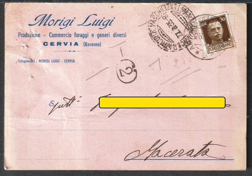 91010 11bis cartolina - , cervia
