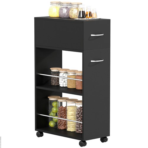 Homcom carrello cucina - homcom, con