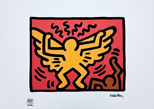 Keith haring diavolo volante - keith,