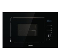 Hisense Forno a Microonde da Incasso Capacità 20 Litri 60 cm Nero HB20MOBX5G
