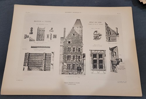 Gravure plan vieille - gravure, a