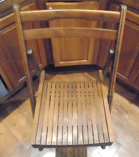 Sedia pieghevole doghe in - sedia,