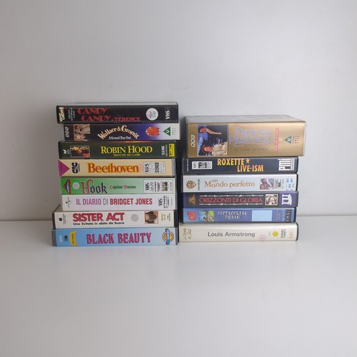 Lotto vhs vintage film e - vintage,