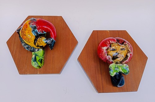Coppia di ganci - ♥,