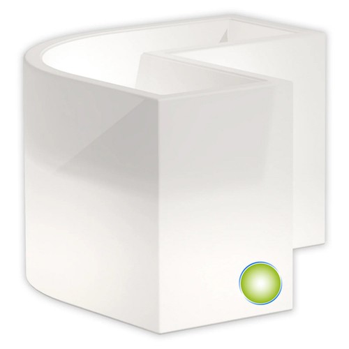 Vaso luminoso angolare lampada - vaso,