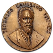 Medaglia teobaldo calissano - teobaldo,