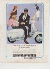 advertising Pubblicità MOTO LAMBRETTA MOD 1967 INNOCENTI SCOOTER ITALIANI EPOCA