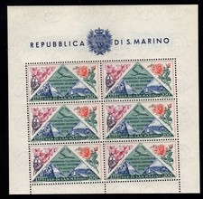 San Marino 1952 fiori