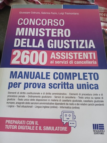 Libro concorso ministero della