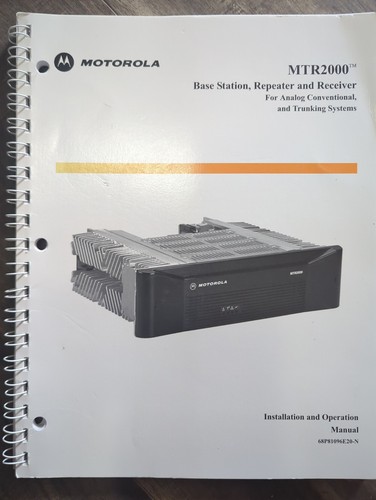 Motorola mtr2000 vintage - mtr2000,