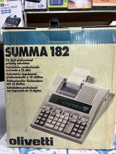 CALCOLATRICE OLIVETTI SUMMA