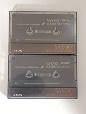 Lotto 2x TDK SA-X 90 anni 90 TIPO 2 CROMO II musicassette vergini