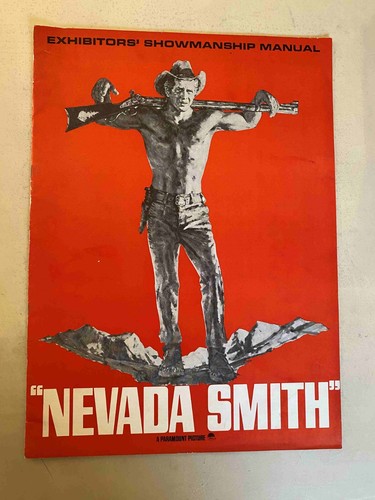Libro stampa nevada smith - nevada, 1966