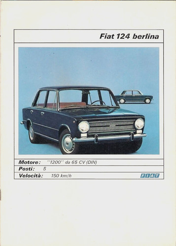 Fiat 124 berlina - fiat,
