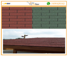 Tegola Canadese rossa verde