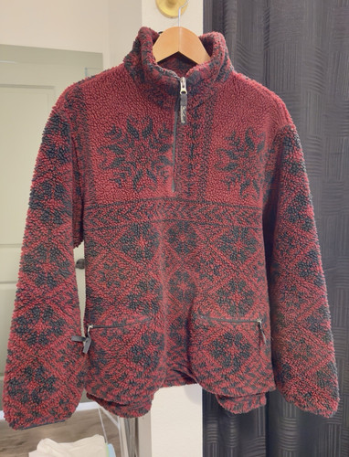 Woolrich rosso nero geometrico - woolrich,