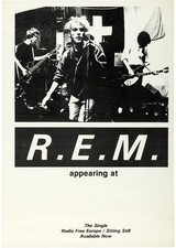 R.E.M. Poster concerto vuoto