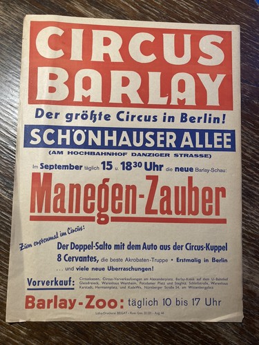 Pubblicità manifesto circus - manifesto,