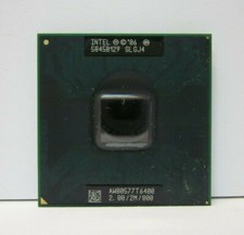 Processore CPU SLGJ4 Intel Core 2 Duo T6400 2.00 GHZ 2M 800 AW80577T6400 PGA478