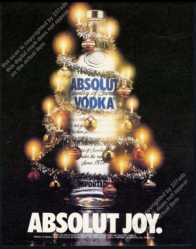 Bottiglia vodka absolut joy - vodka,