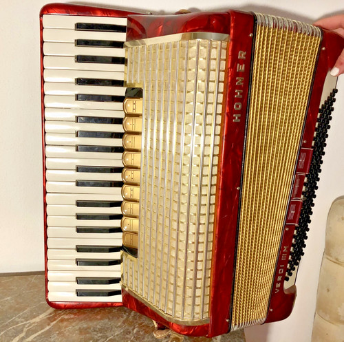 Fisarmonica hohner rossa - fisarmonica,