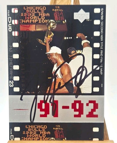 Michael jordan autografato con - michael,