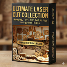 Mega Laser Cut File Libreria