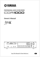 Yamaha cdr1000 lettore - lettore, cd
