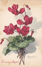 2 CARTOLINE Vintage  ILLUSTRATORE S. BONELLI Non Viaggiate