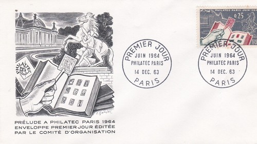 Francia 1963 fdc philatec - 1963, yt