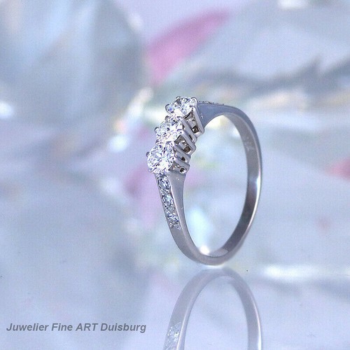 Anello 750 weißgold con - 750,
