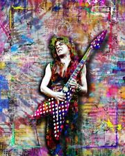 Poster Randy Rhoads 8x10 pollici, poster Ozzy chitarrista Randy Rhoads spedizione gratuita