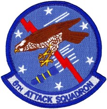 USAF 6th ATTACK SQUADRON PATCH
