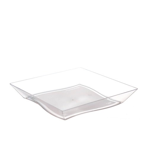 Piatti plastica quadrati - 25,