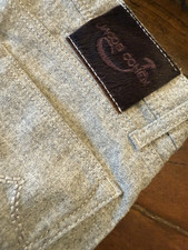 Jacob Cohen Pantalone in  lana W 42 grigio chiaro mélange