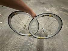 Gipiemme Tecno 416 Set Ruote Tubolari Ingranaggio Fisso Pista Phil Legno Mozzo Posteriore