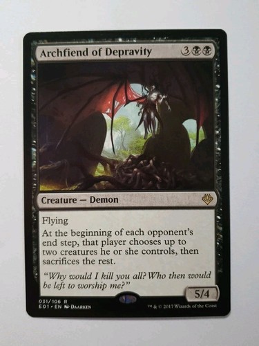 Mtg archfiend depravity - of,