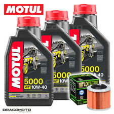 BMW G 650 Xmoto 2007-2010 Tagliando Olio Motul 5000 4T 10W-40 3 litri Filtro