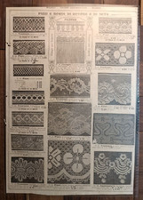 PIZZI,E BORDI DI COTONE E DI SETA-MILANO PRIMI 900 LISTINO PREZZI-N.70