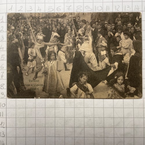 Antica cartolina postale feste - antica,