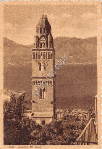 Cartolina gaeta campanile del - cartolina,