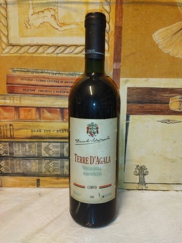 Vino 1988 terre agala corvo - 1988, d'agala