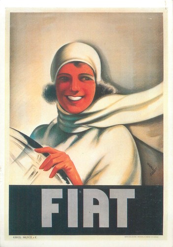 Poster pubblicitario fiat - pubblicitario,