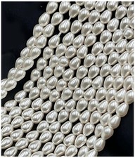 7x5 mm goccia perla dei mari